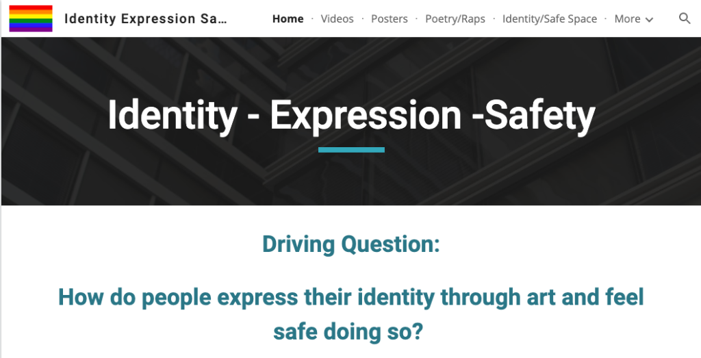 Identity Expression Safety PBL Website

