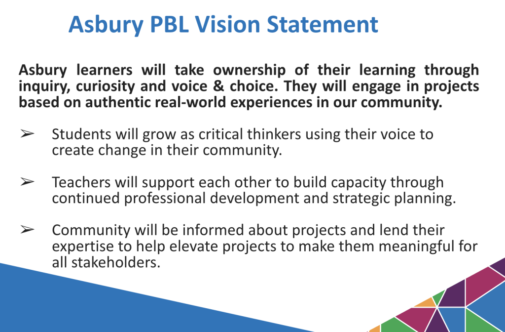 Asbury PBL Vision Statement